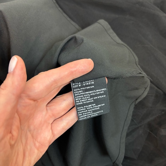 BCBGMAXAZRIA Corset Tulle Gown in Black Size 2 - Picture 9 of 12